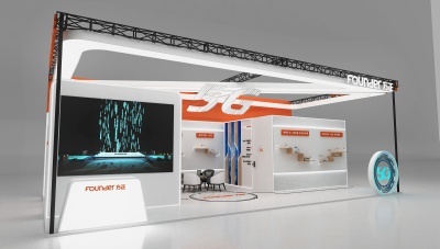 方正集團(tuán)電子電路展展位展臺(tái)設(shè)計(jì)與展覽展示服務(wù)